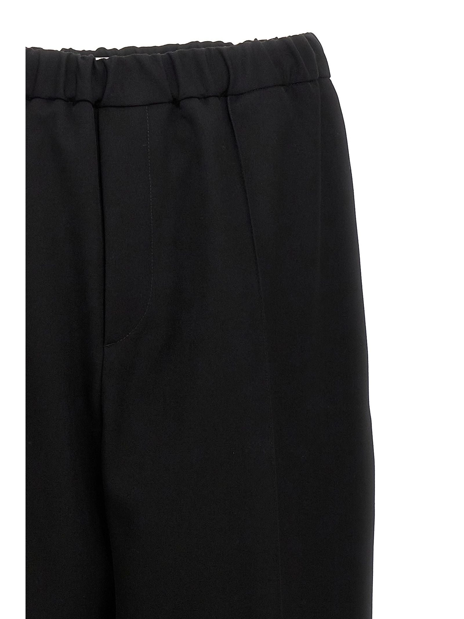 Pantalone Nero Elastico in Vita Jil Sander