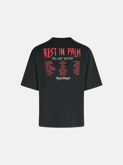 T-Shirt Rest in Palm Scritte Retro Palm Angels