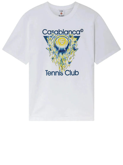 T-Shirt Bianca Tennis Club Casablanca