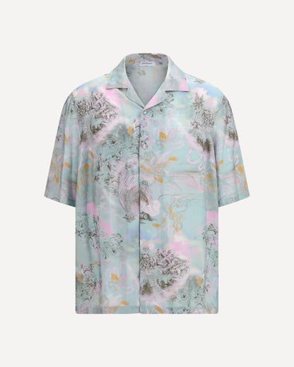 Camicia Bowling Multicolor Off-White