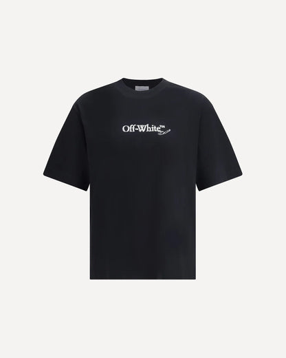 T-Shirt Nera Scribble Arrow Retro Off-White