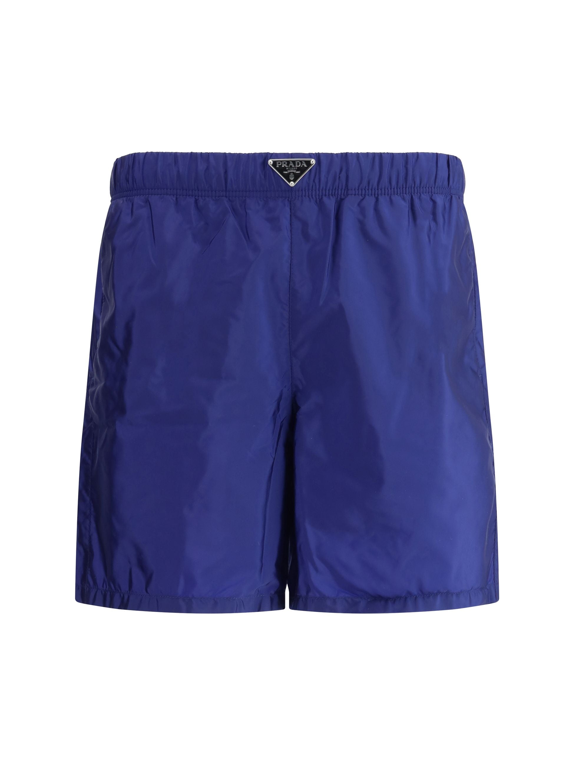 Costume Blu con Placchetta Prada