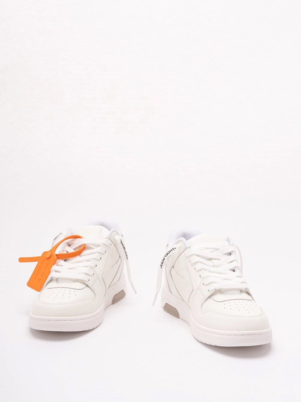 Sneakers Out Of Office For Walking Bianca Scritta Azzurra Off-White