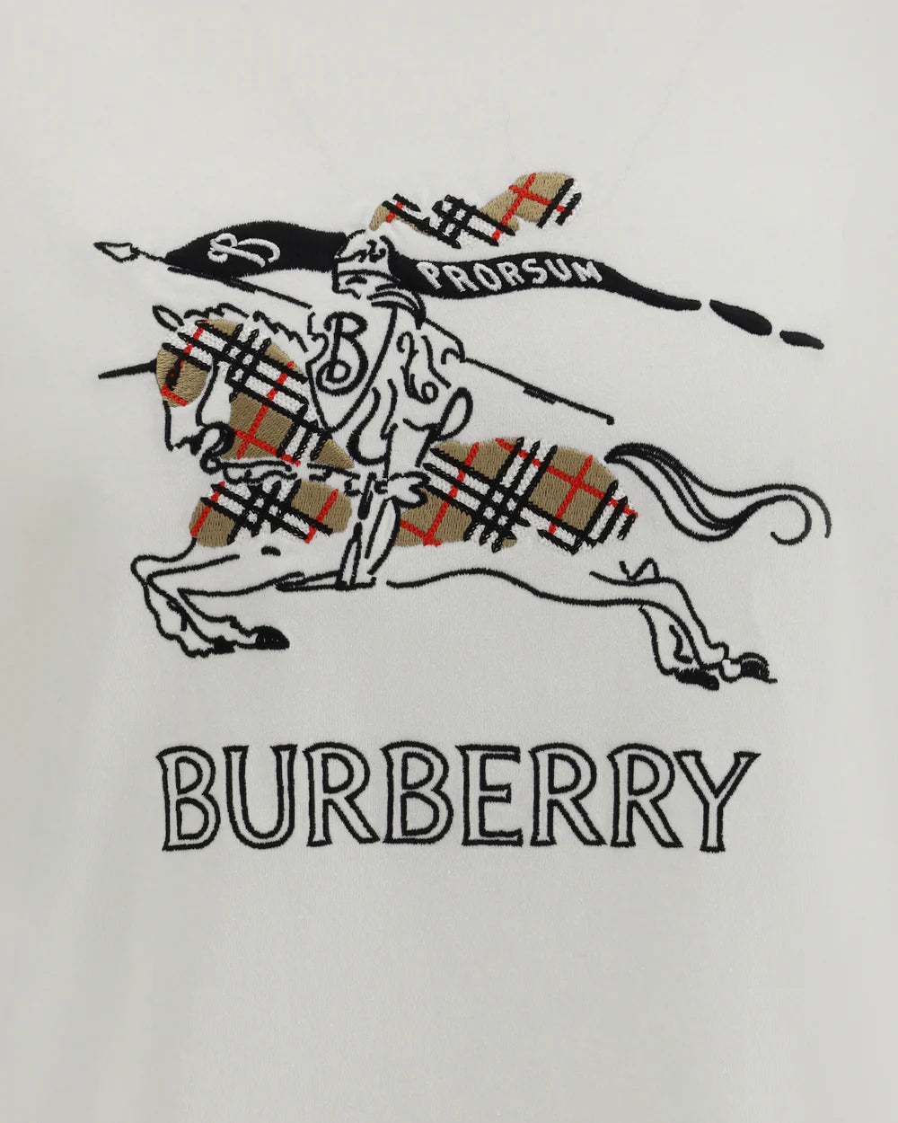 T-shirt Bianca Logo Classic Burberry