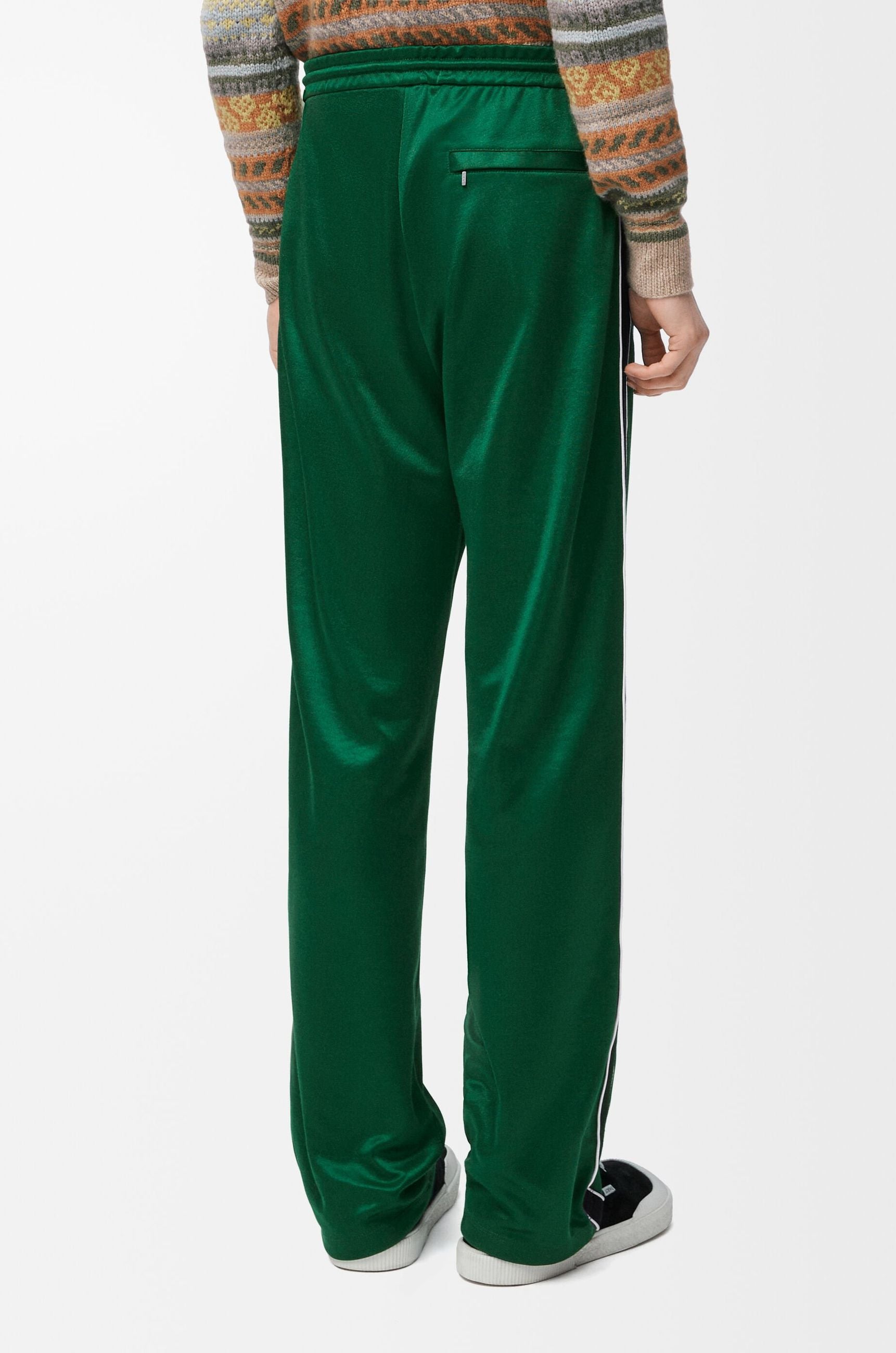 Pantatuta Verde con Dettagli Neri Loewe