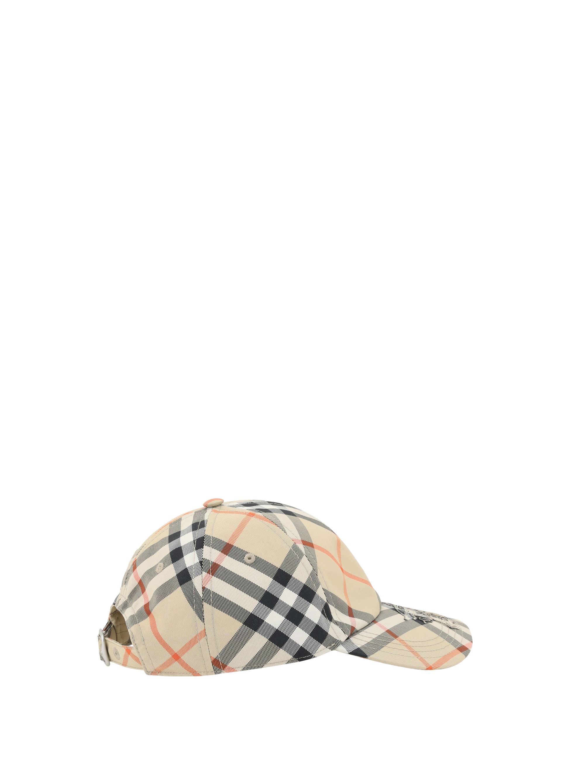 Cappello con Visiera Check Burberry