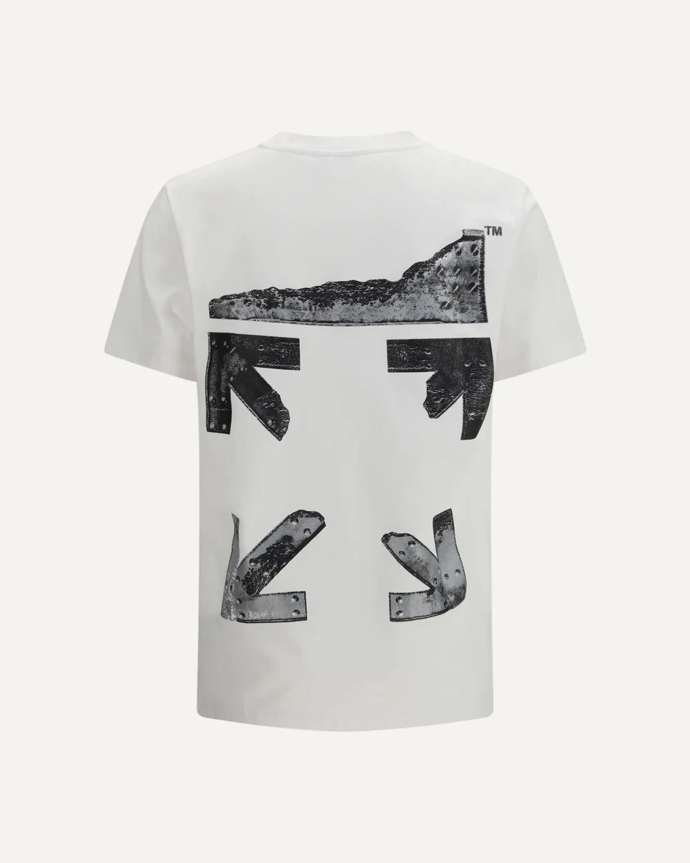 T-Shirt Bianca Metal Arrow Off White