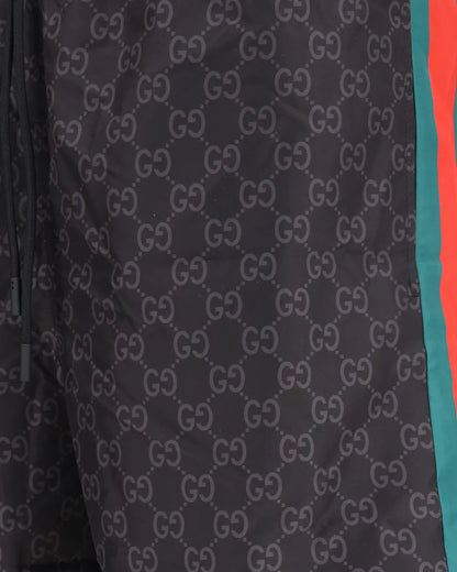 Costume Nero Logo All Over GG e Strisce Gucci