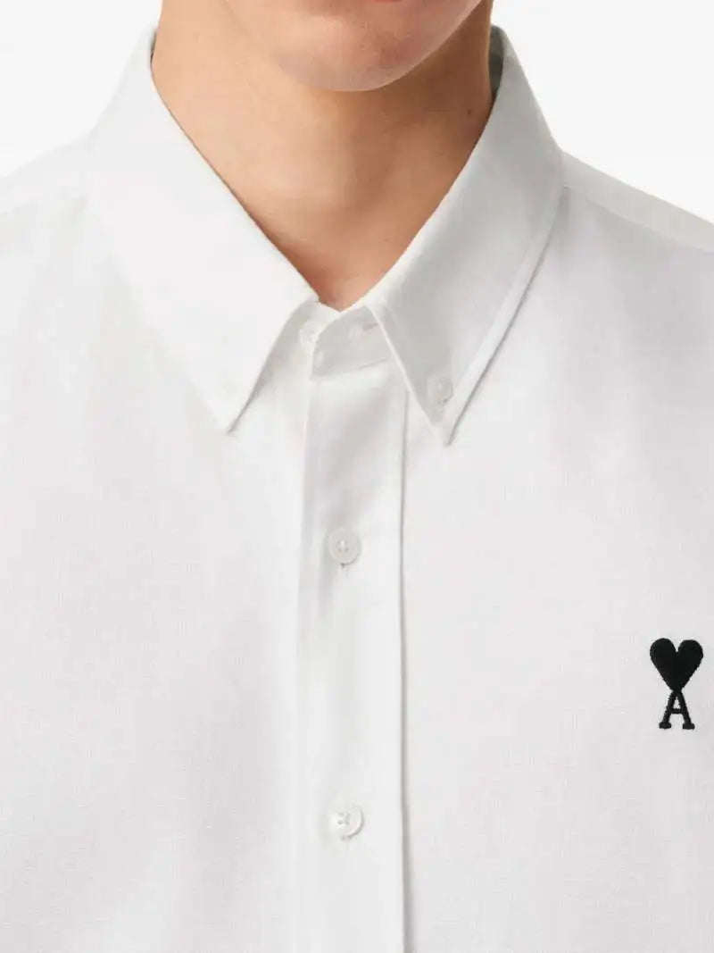 Camicia Bianca Cuore Nero Ami Paris