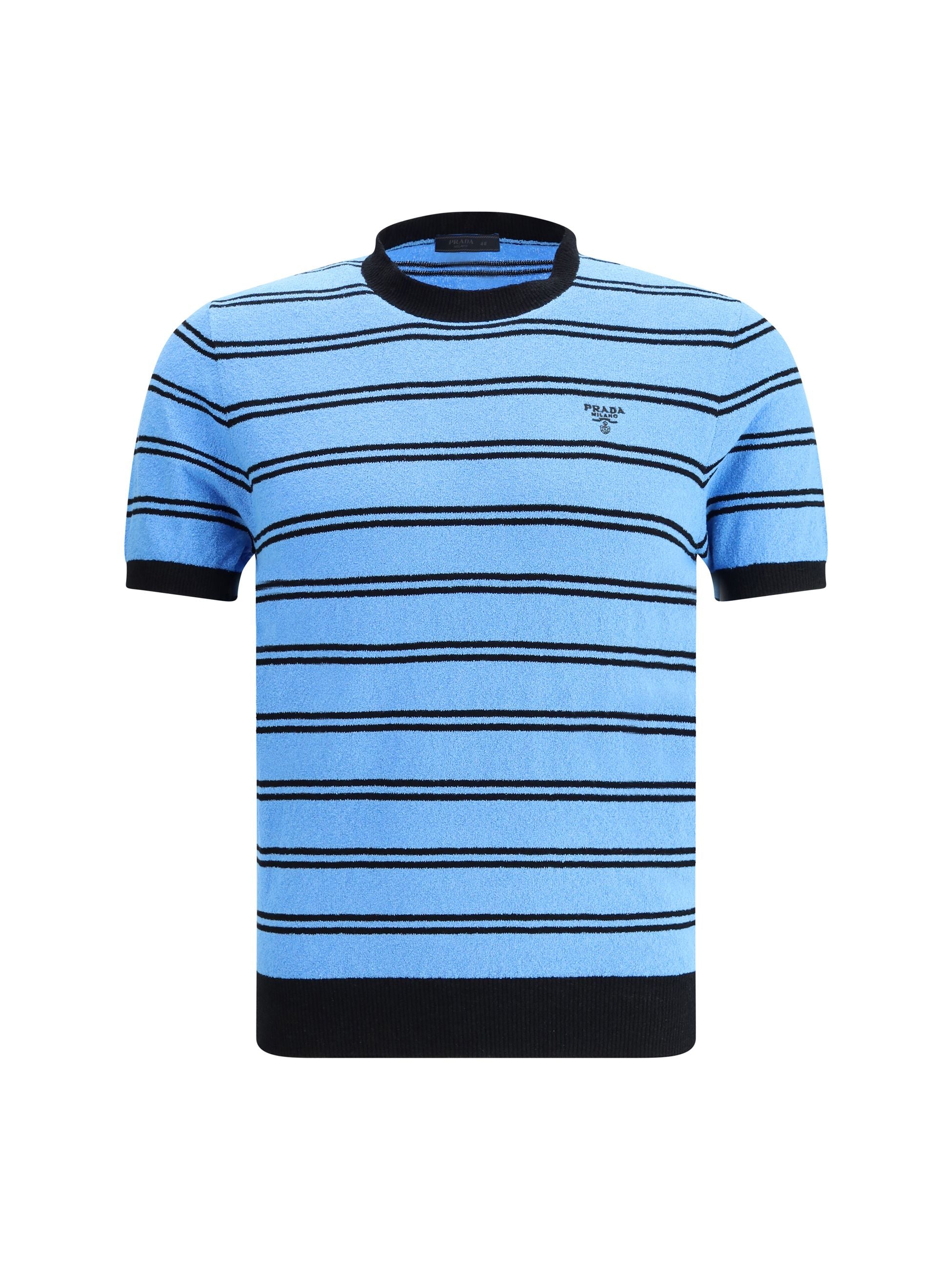 Maglia Blu e Nera a Strisce Prada
