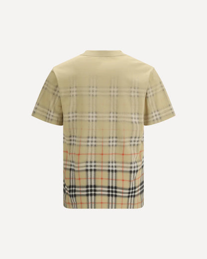 T-Shirt Classic Check All Over Burberry