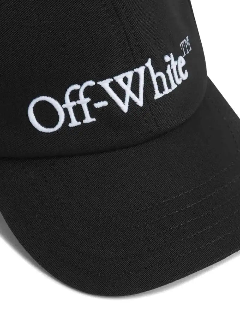 Cappello Nero Scritta Logo Off-White
