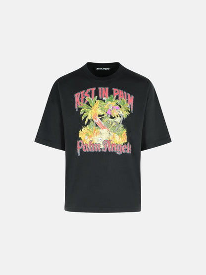 T-Shirt Rest in Palm Scritte Retro Palm Angels