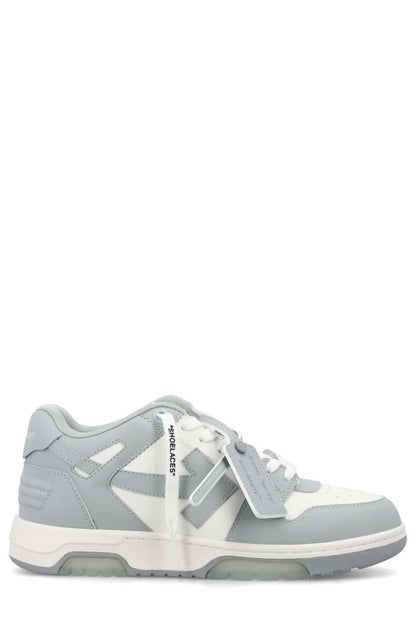 Sneakers Bianche dettagli Grigi Out Of Office Off White