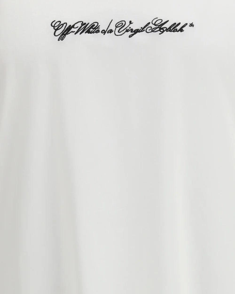 T-Shirt Bianca Script Arrow Off White