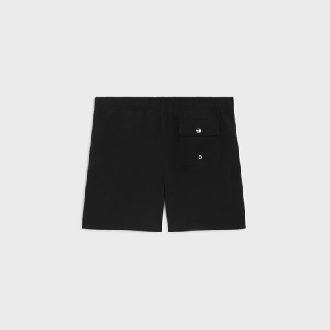 Costume Shorts Nero Logo Celine