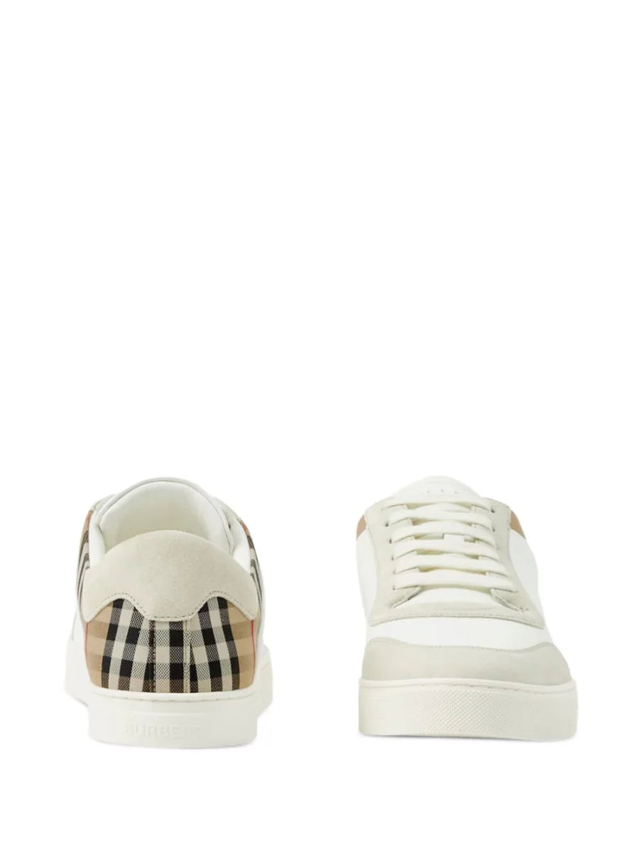 SNEAKERS BIANCA CON CHECK RETRO BURBERRY