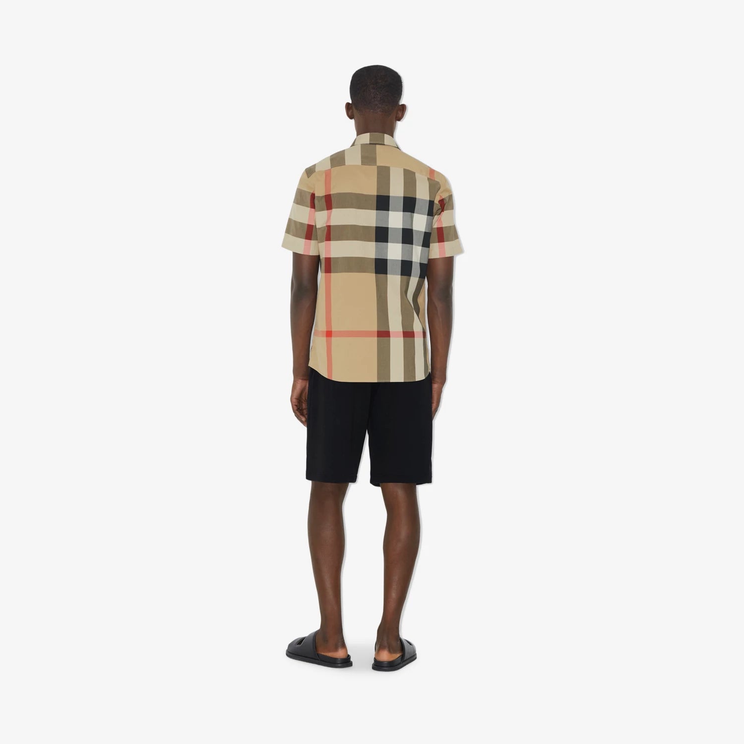 Camicia Check Logo All Over Burberry