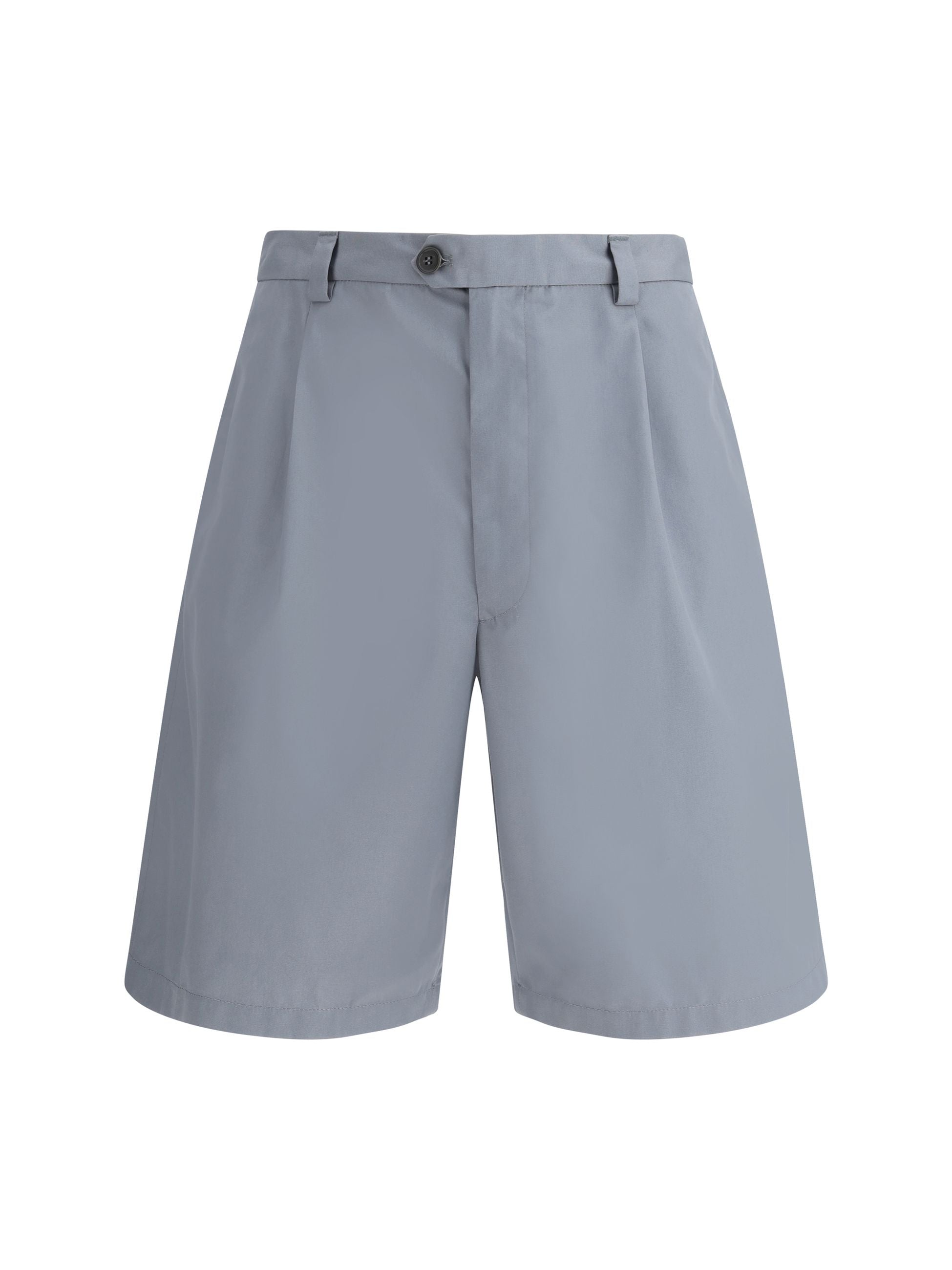 Shorts Blu Avion con Logo Retro Prada