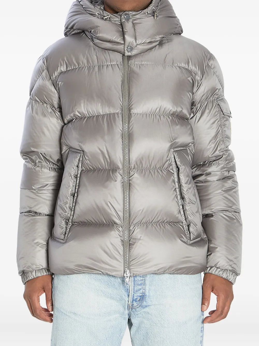 Giubbino Grigio Couyere Moncler
