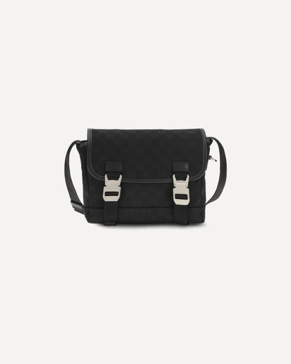Borsa Nera Crossbody Logo GG All Over Gucci