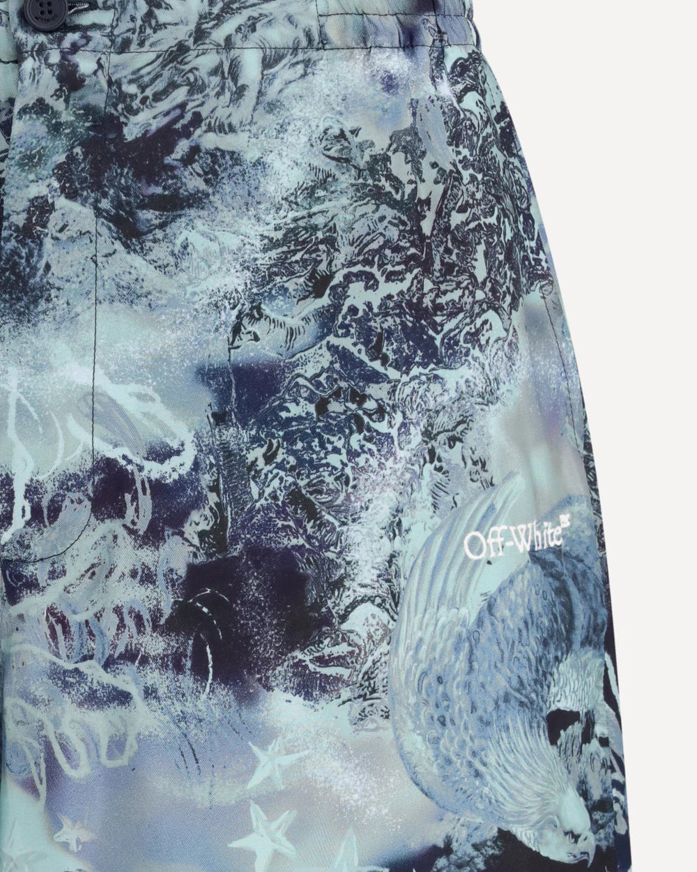 Shorts Multicolor in Seta Off-White