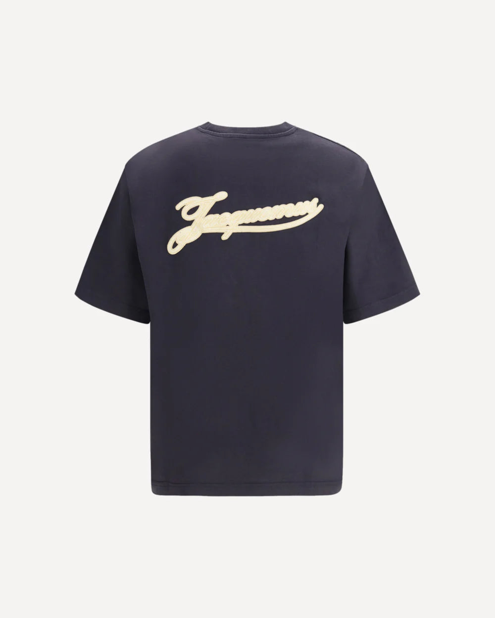 T-Shirt Grigia Le Torneo Scritta Retro Jacquemus