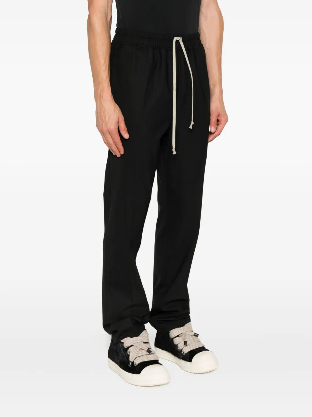 Pantalone Nero Coulisse Rick Owens
