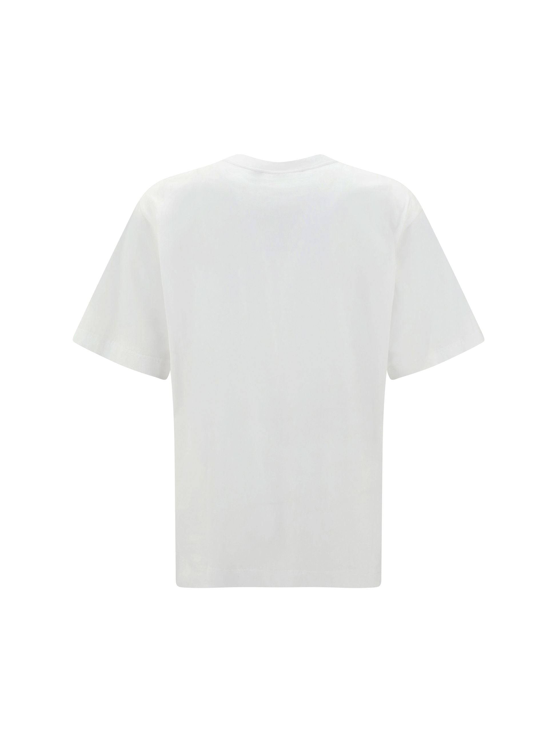 T-Shirt Bianca Logo Frontale Dolce e Gabbana