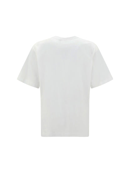 T-Shirt Bianca Logo Frontale Dolce e Gabbana