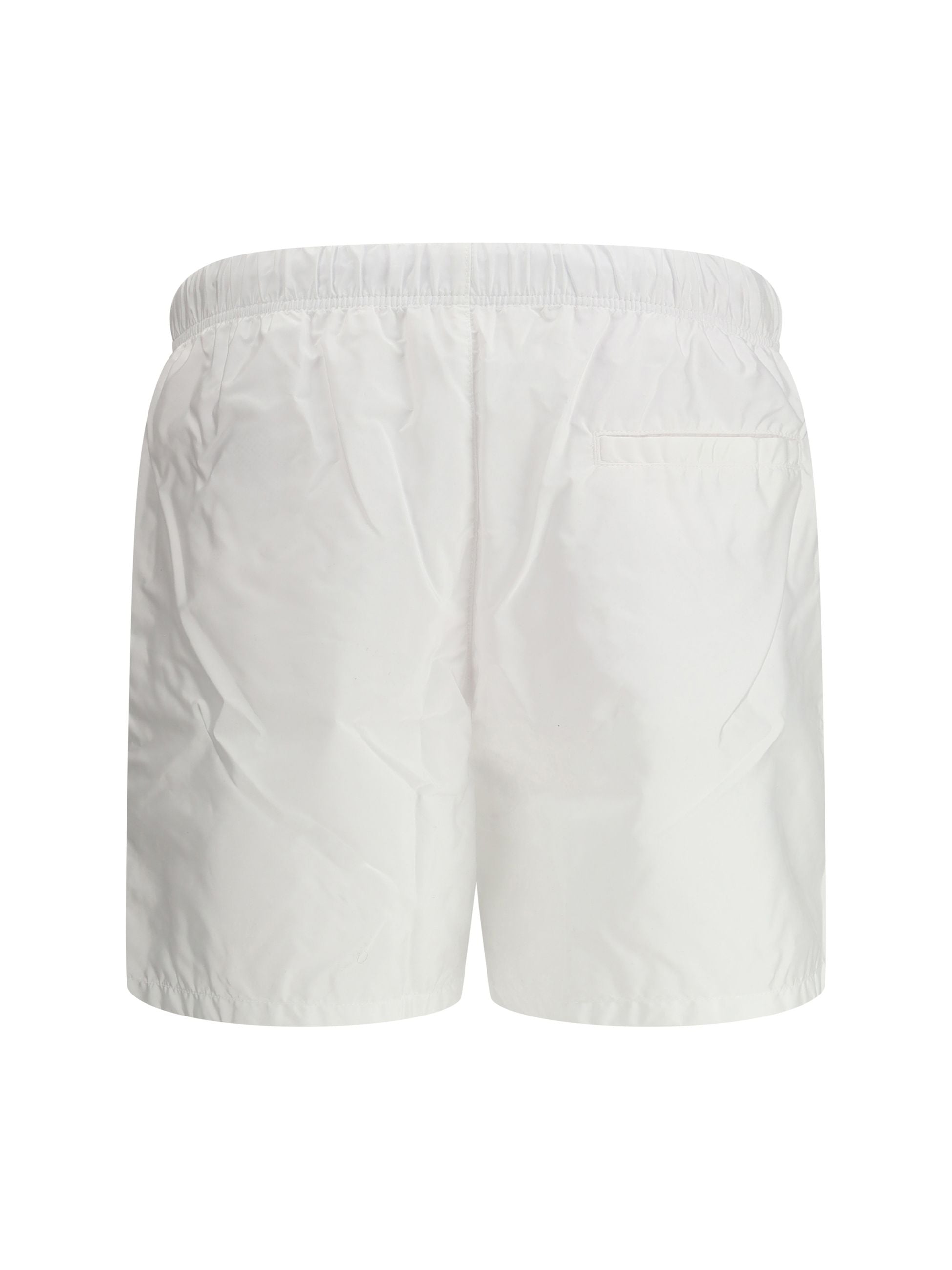 Costume Bianco con Placchetta Prada