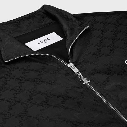 Giubbino in Nylon Logo All Over Celine