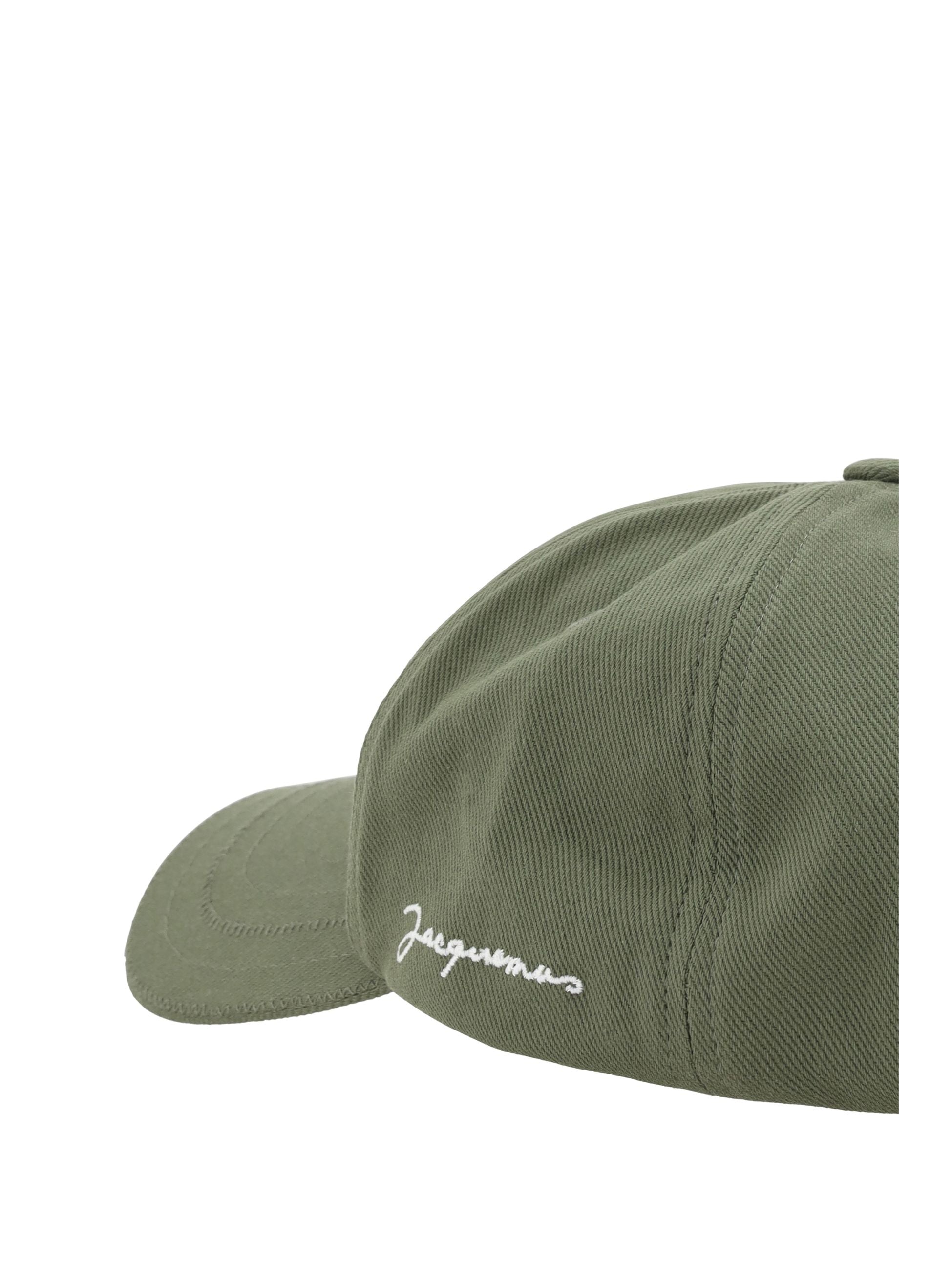 Cappello Verdo Logo Laterale Jacquemus