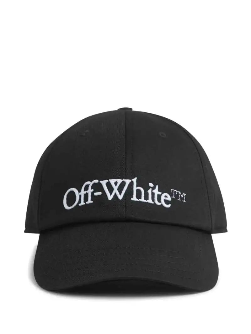 Cappello Nero Scritta Logo Off-White
