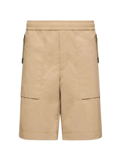 Shorts Cammello Logo Retro Moncler