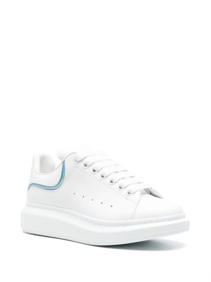SNEAKERS ALEXANDER MCQUEEN BIANCA CON RETRO IRIDESCENTE