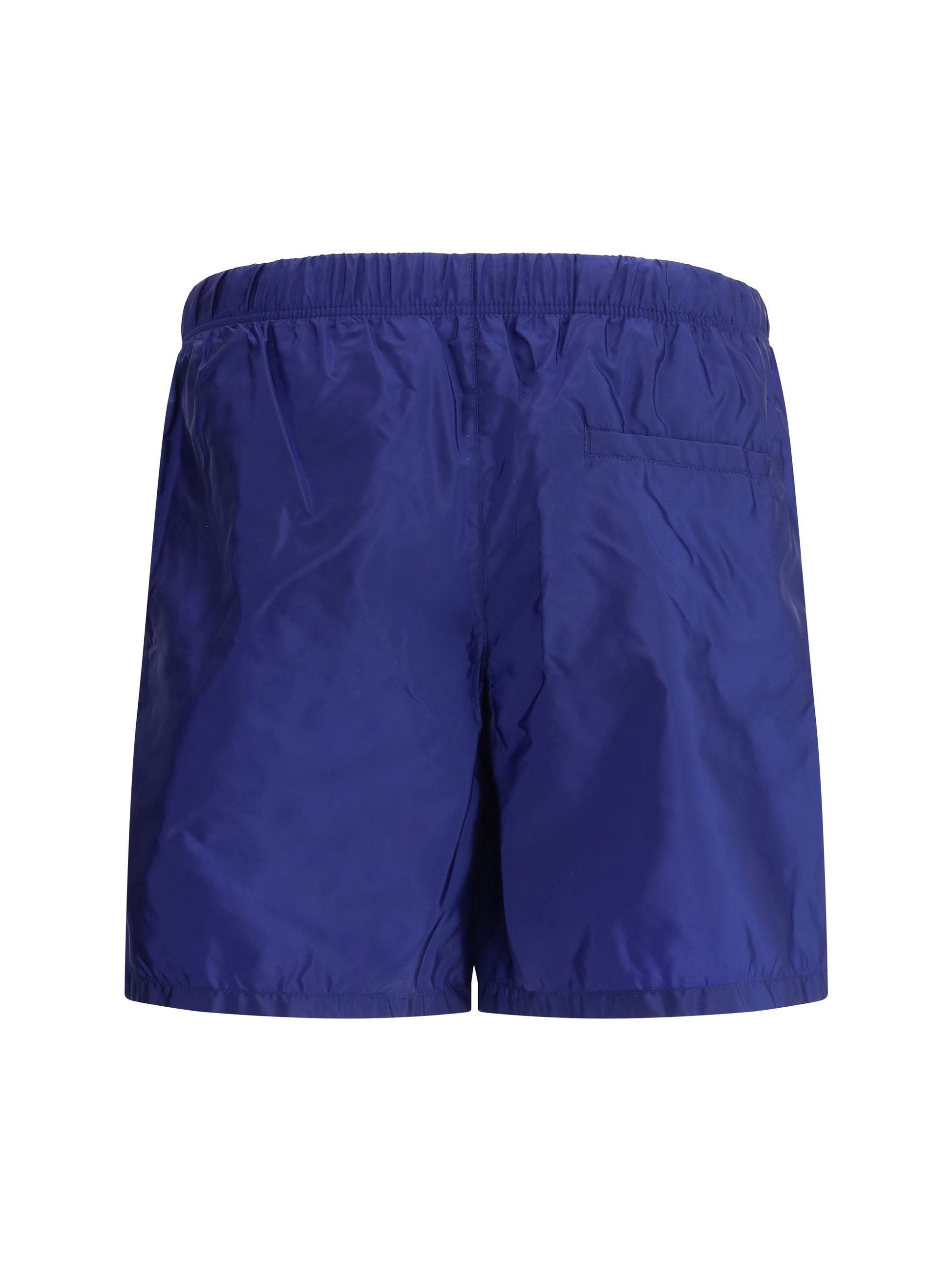 Costume Blu con Placchetta Prada