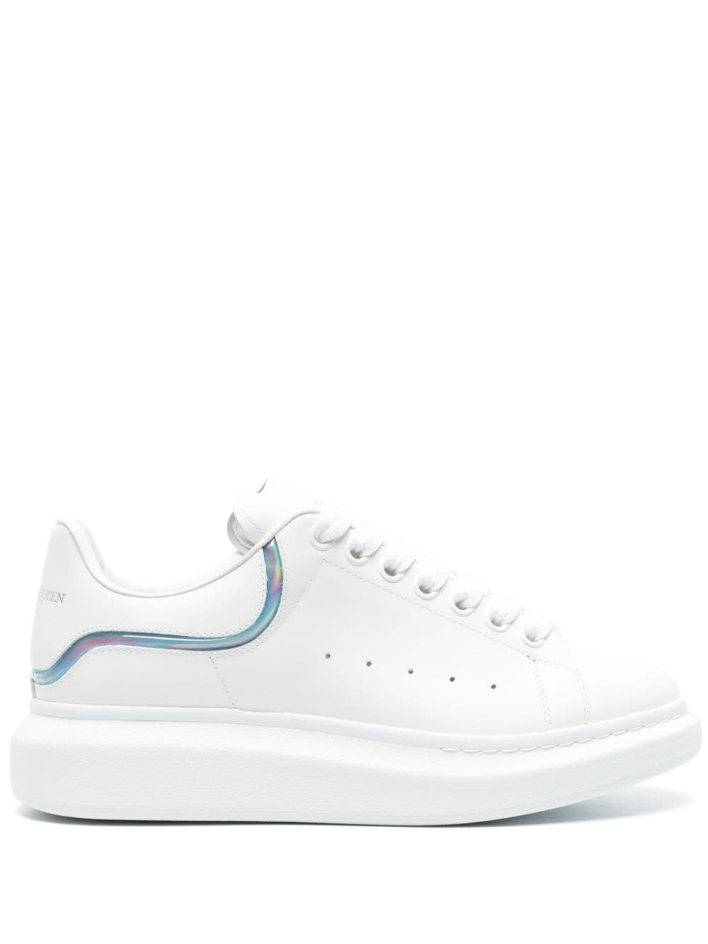 SNEAKERS ALEXANDER MCQUEEN BIANCA CON RETRO IRIDESCENTE