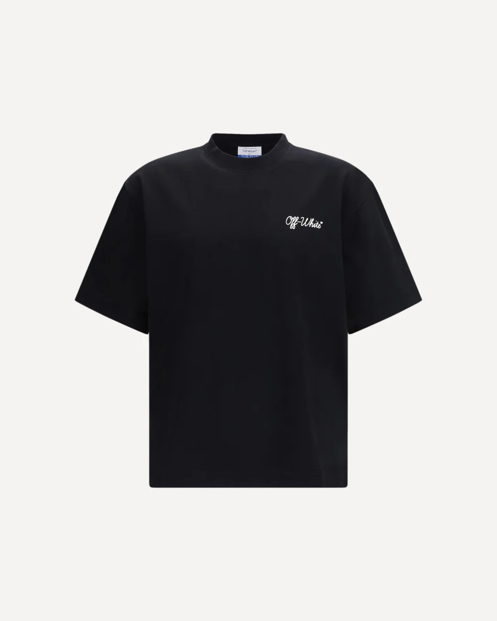 T-Shirt Nera Script Skate Off White