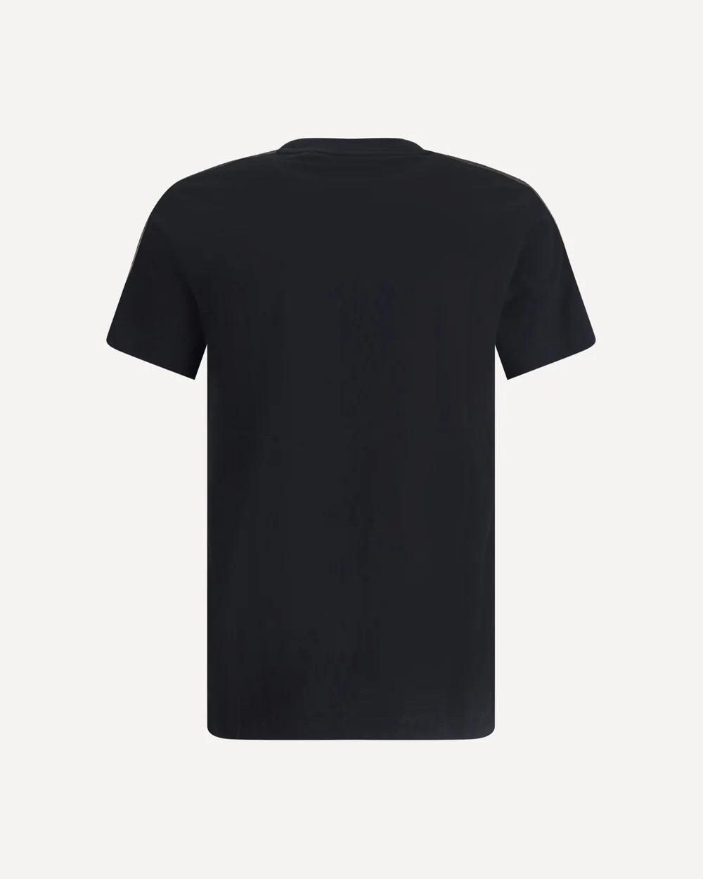 T-Shirt Nera Classic Logo Check Spalle Burberry