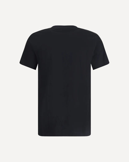T-Shirt Nera Classic Logo Check Spalle Burberry