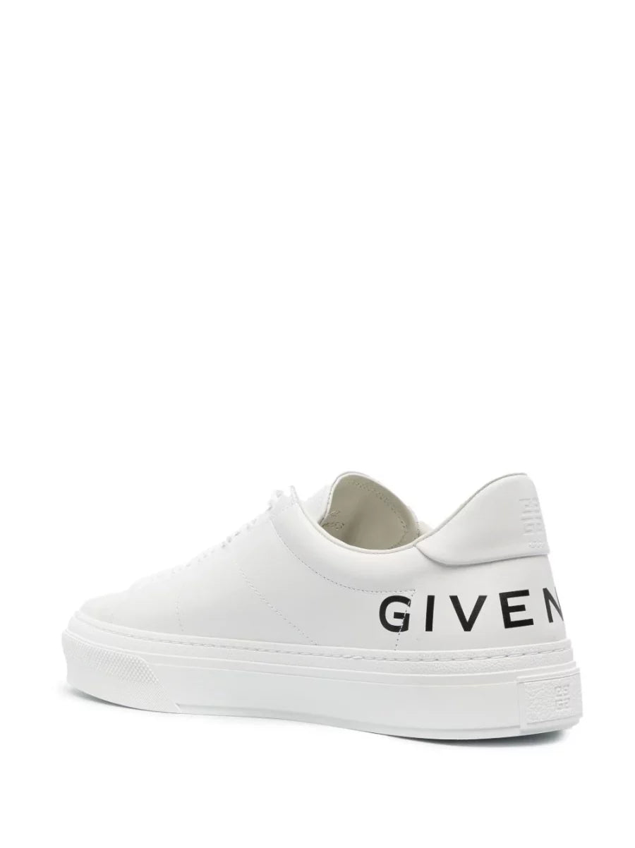 SNEAKERS BIANCA CON SCRITTA RETRO LOGO GIVENCHY