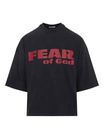 T-Shirt Nera Fear is Gone Fear Of God