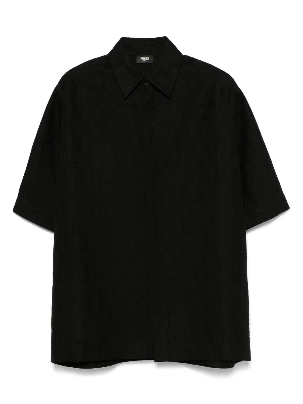 Camicia Logo All Over FF Fendi