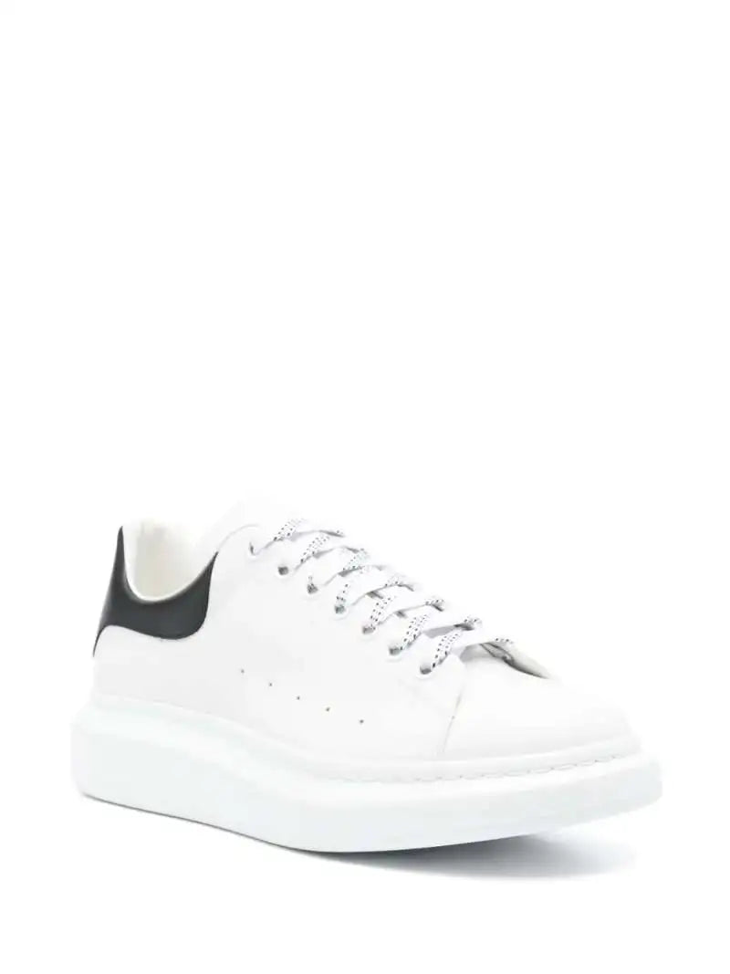Sneakers Bianca Retro Nero Alexander Mcqueen
