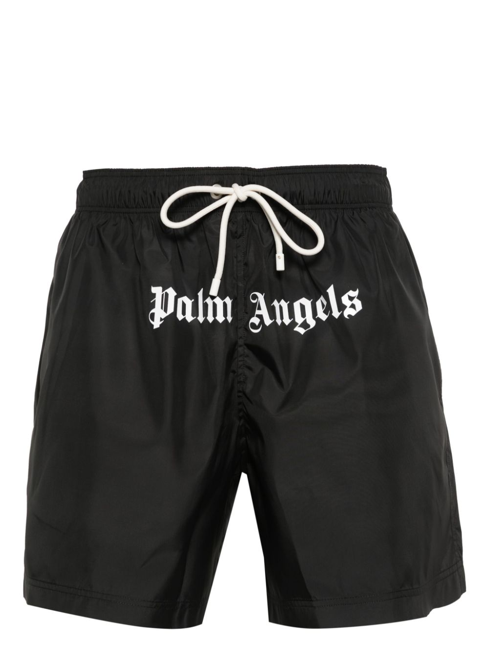 COSTUME NERO CON SCRITTA FRONTALE GRANDE PALM ANGELS