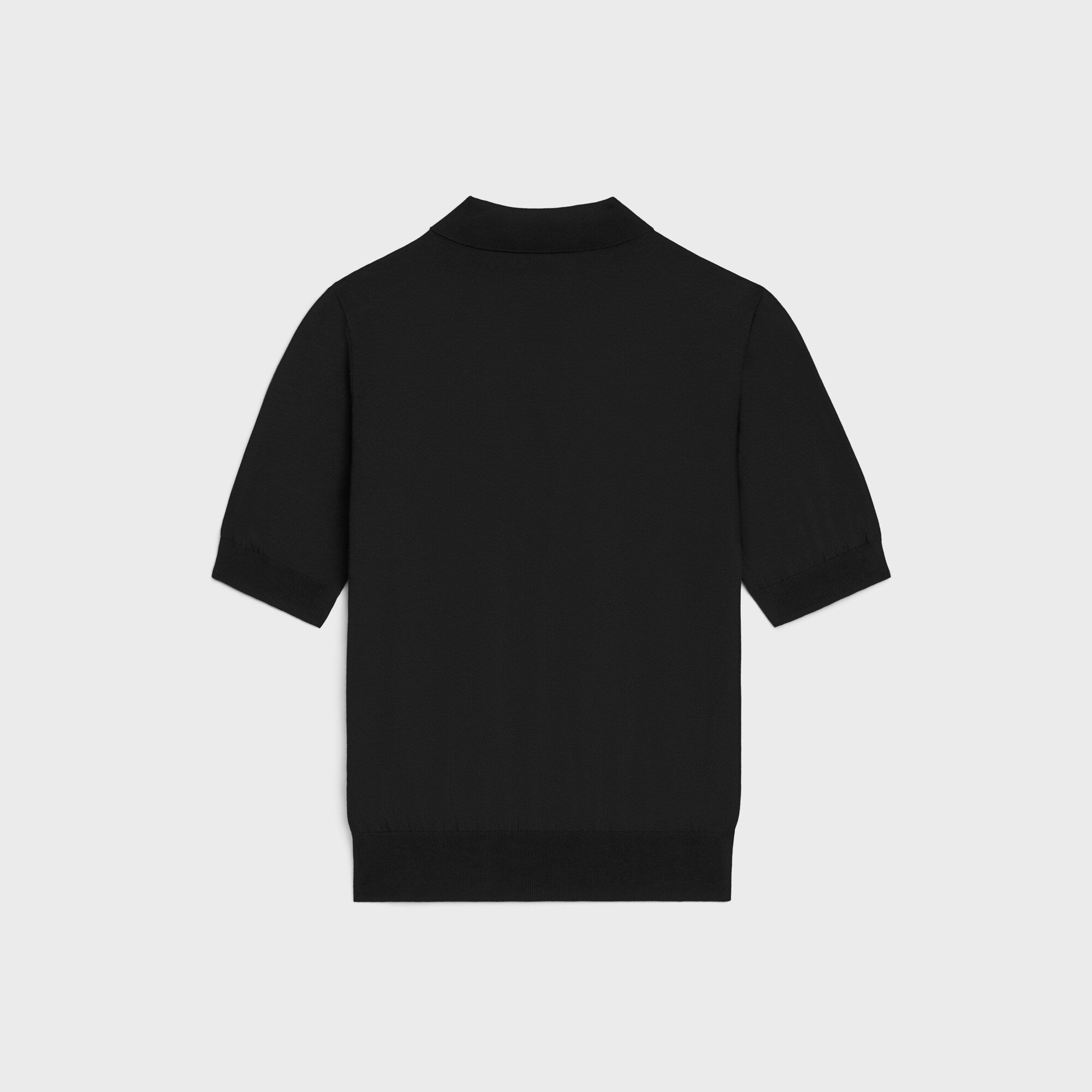 Polo Nera Triomphe Logo Celine