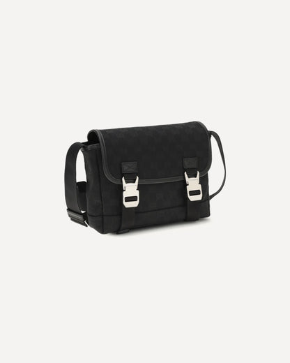 Borsa Nera Crossbody Logo GG All Over Gucci