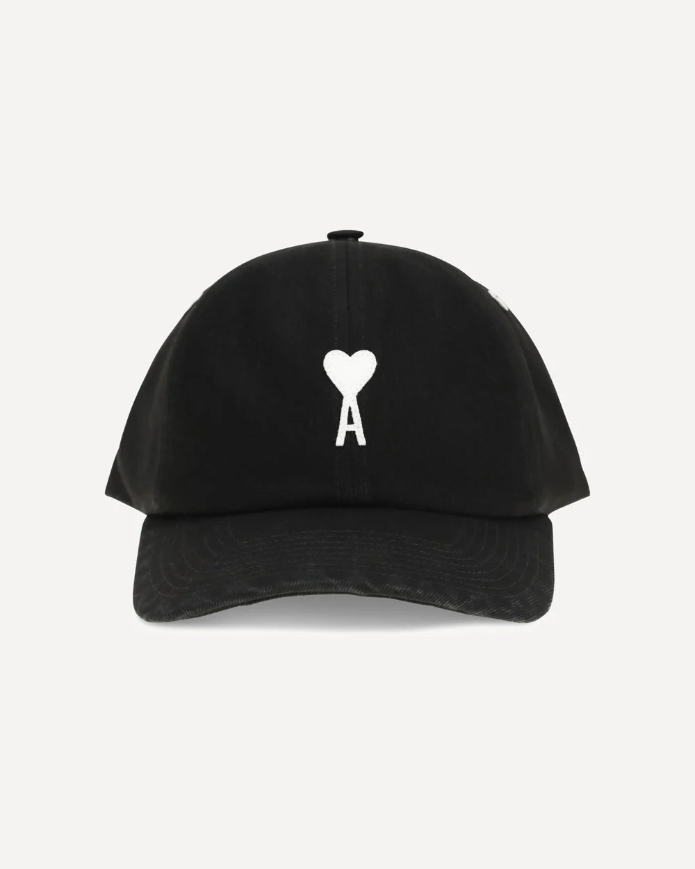 Cappello Nero Cuore Bianco Ami Paris