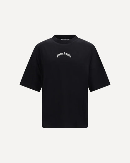 T-Shirt Curved Logo Retro Palm Angels